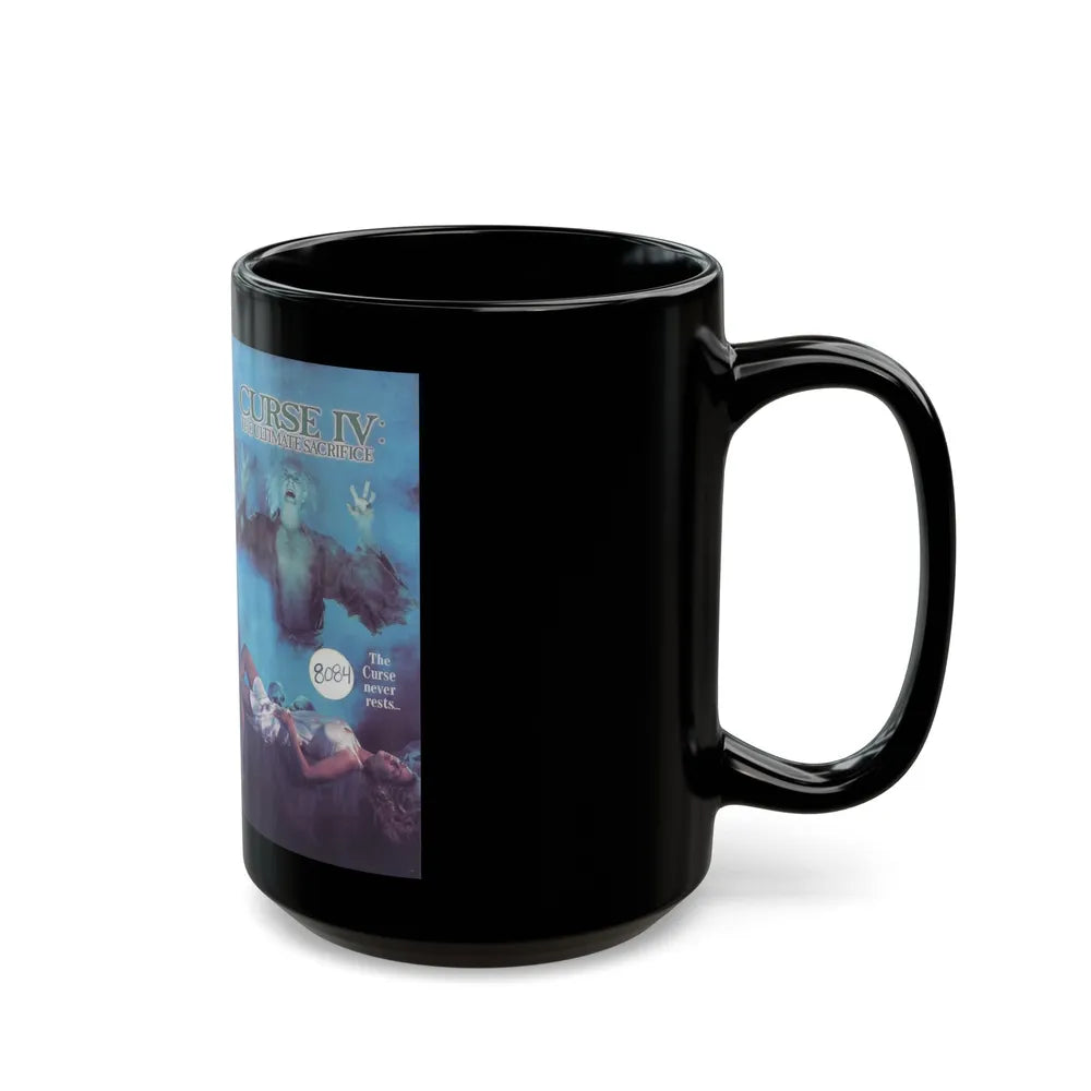 CURSE 4 THE ULTIMATE SACRIFICE (VHS COVER) - Black Coffee Mug-Go Mug Yourself