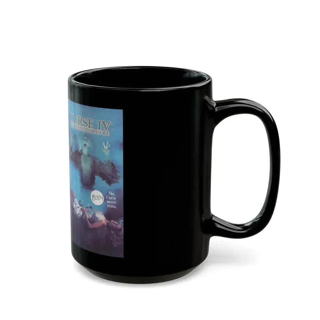 CURSE 4 THE ULTIMATE SACRIFICE (VHS COVER) - Black Coffee Mug - Go Mug Yourself