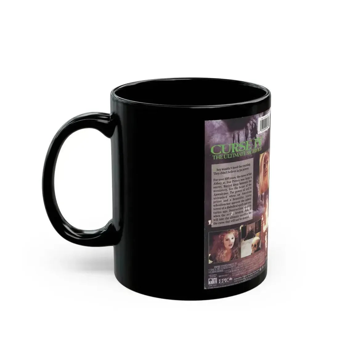 CURSE 4 THE ULTIMATE SACRIFICE (VHS COVER) - Black Coffee Mug - Go Mug Yourself