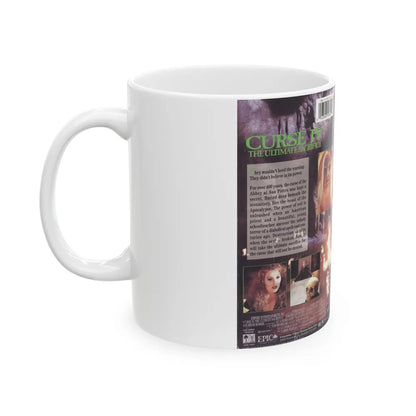 CURSE 4 THE ULTIMATE SACRIFICE (VHS COVER) - White Coffee Mug-Go Mug Yourself