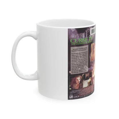 CURSE 4 THE ULTIMATE SACRIFICE (VHS COVER) - White Coffee Mug - Go Mug Yourself