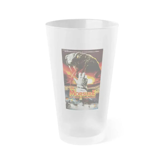 CURSE II THE BITE (FRENCH) 1989 Movie Poster - Frosted Pint Glass 16oz 16oz Frosted - Go Mug Yourself