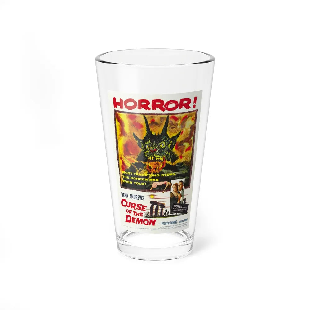 CURSE OF THE DEMON 1957 Movie Poster - Pint Glass 16oz-16oz-Go Mug Yourself