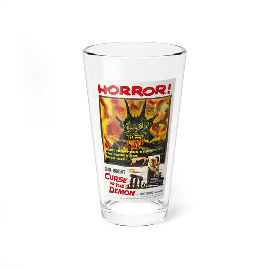 CURSE OF THE DEMON 1957 Movie Poster - Pint Glass 16oz-16oz-Go Mug Yourself