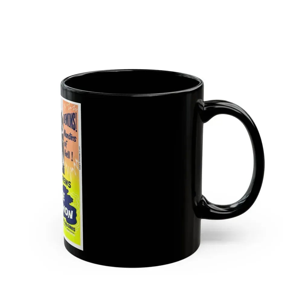CURSE OF THE DEMON (2) 1957 Movie Poster - Black Coffee Mug - Go Mug Yourself
