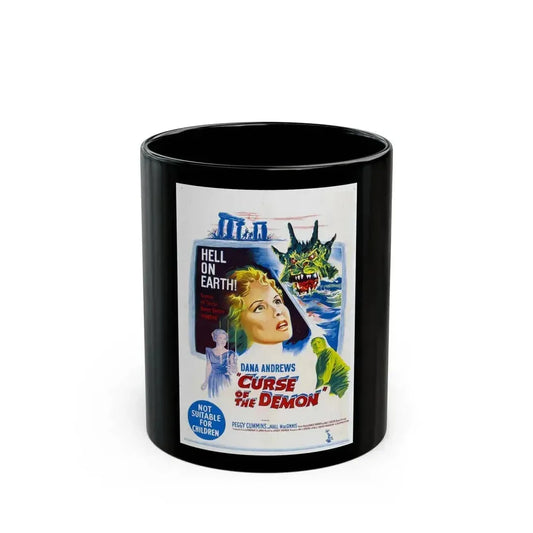 CURSE OF THE DEMON (NIGHT OF THE DEMON) 1957 Movie Poster - Black Coffee Mug 11oz - Go Mug Yourself