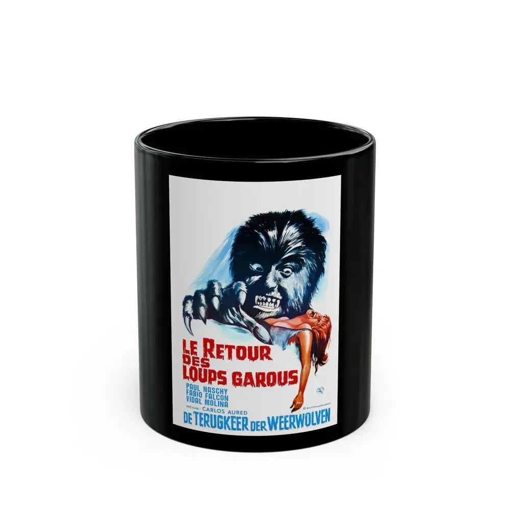 CURSE OF THE DEVIL (Belgian) 1973 Movie Poster - Black Coffee Mug 11oz - Go Mug Yourself