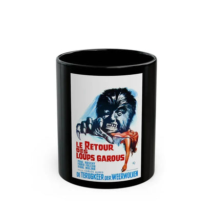 CURSE OF THE DEVIL (Belgian) 1973 Movie Poster - Black Coffee Mug 11oz - Go Mug Yourself