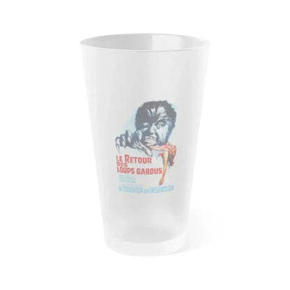 CURSE OF THE DEVIL (Belgian) 1973 Movie Poster - Frosted Pint Glass 16oz 16oz Frosted - Go Mug Yourself