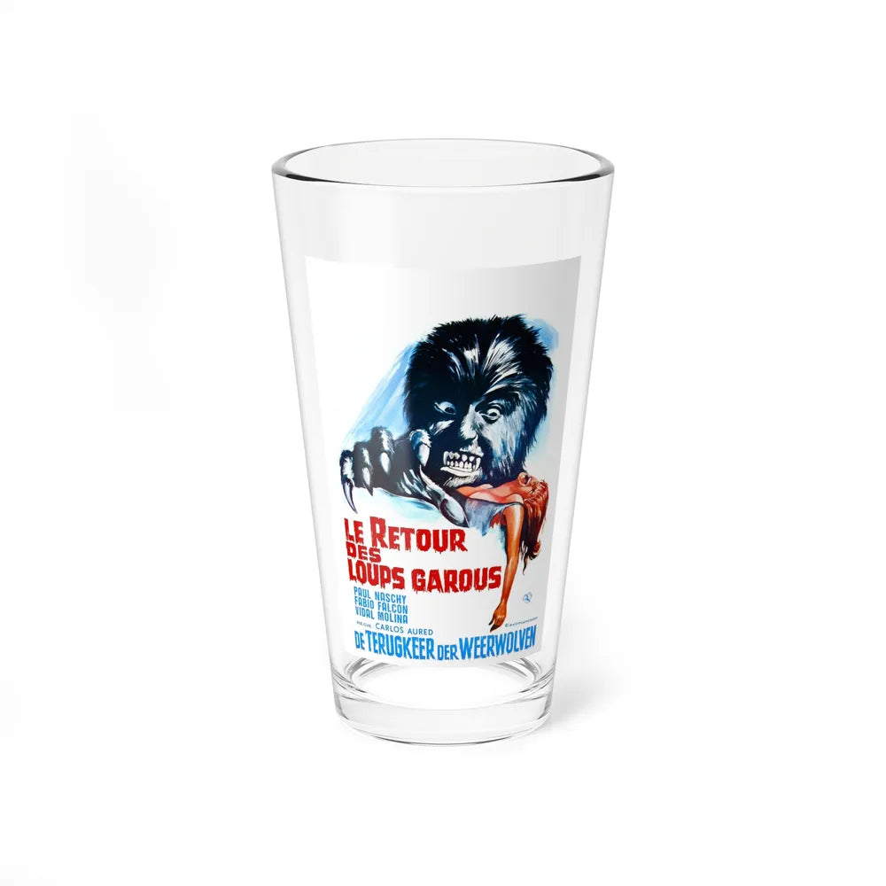 CURSE OF THE DEVIL (Belgian) 1973 Movie Poster - Pint Glass 16oz-16oz-Go Mug Yourself