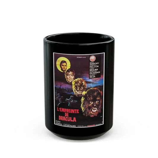 CURSE OF THE DEVIL (FRENCH) 1973 Movie Poster - Black Coffee Mug 15oz - Go Mug Yourself