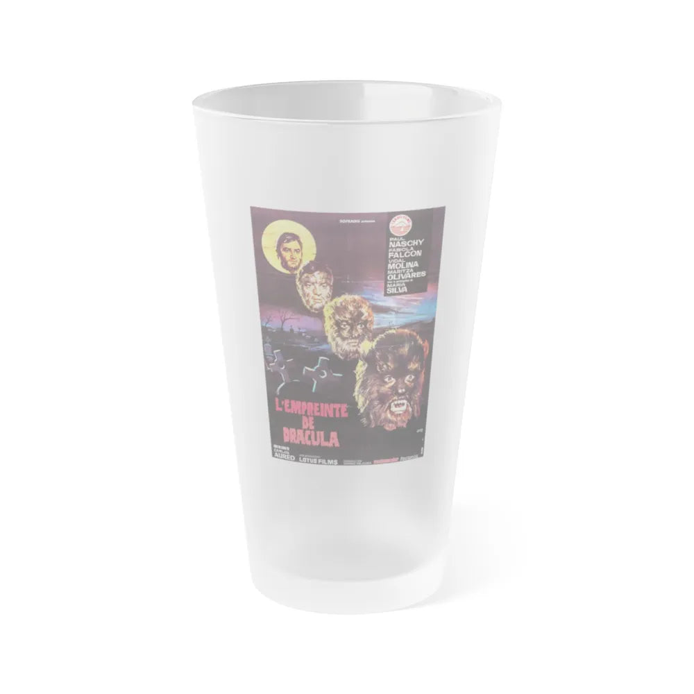 CURSE OF THE DEVIL (FRENCH) 1973 Movie Poster - Frosted Pint Glass 16oz-Go Mug Yourself