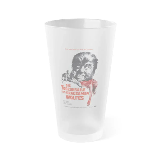 CURSE OF THE DEVIL (GERMAN) 1973 Movie Poster - Frosted Pint Glass 16oz Default Title - Go Mug Yourself