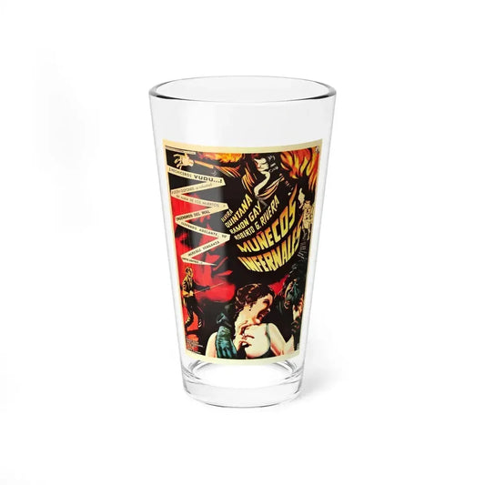CURSE OF THE DOLL PEOPLE 1961 Movie Poster - Pint Glass 16oz 16oz - Go Mug Yourself