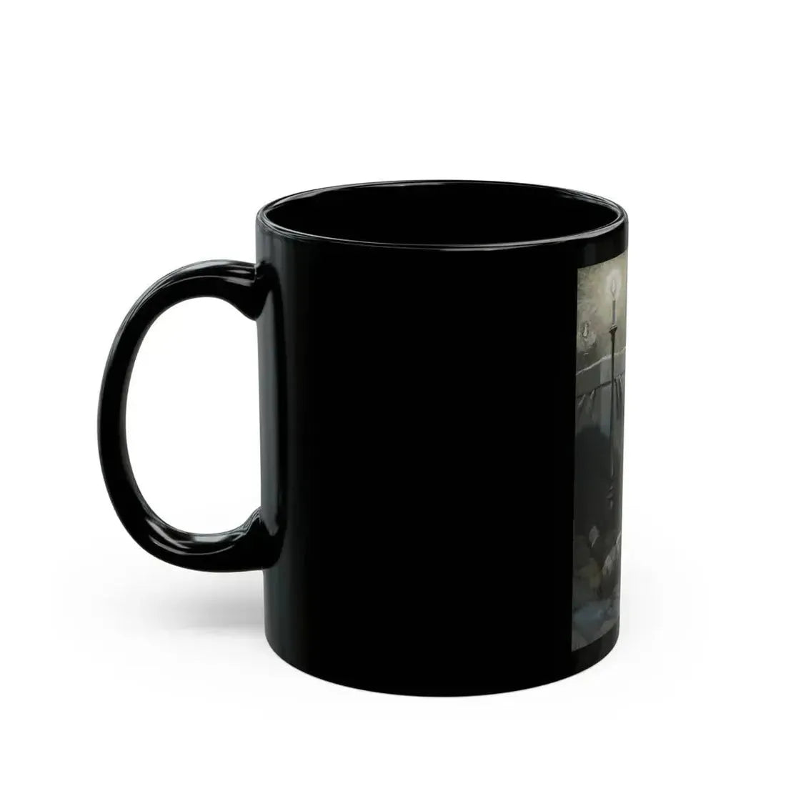 Curse of the Golden Cross, magazine illustration, 1925 - Black Coffee Mug - Go Mug Yourself