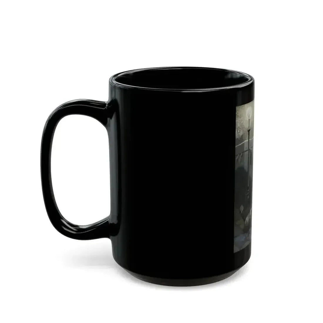Curse of the Golden Cross, magazine illustration, 1925 - Black Coffee Mug - Go Mug Yourself