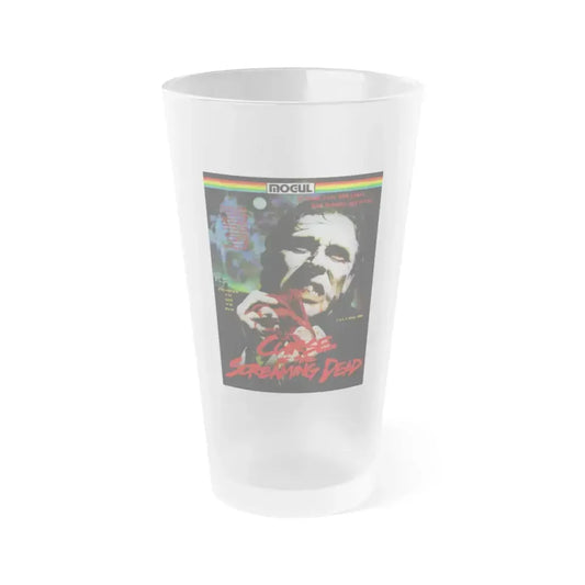 CURSE OF THE SCREAMING DEAD 1982 Movie Poster - Frosted Pint Glass 16oz 16oz Frosted - Go Mug Yourself