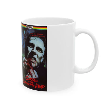 CURSE OF THE SCREAMING DEAD (VHS COVER) - White Coffee Mug-Go Mug Yourself