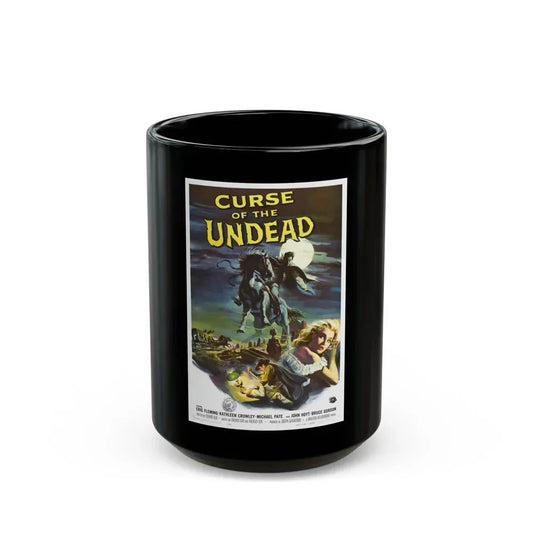 CURSE OF THE UNDEAD 1959 Movie Poster - Black Coffee Mug 15oz - Go Mug Yourself