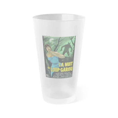 CURSE OF THE WEREWOLF (FRENCH) 1961 Movie Poster - Frosted Pint Glass 16oz 16oz Frosted - Go Mug Yourself