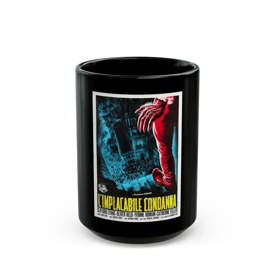 CURSE OF THE WEREWOLF (ITALIAN) 1961 Movie Poster - Black Coffee Mug 15oz - Go Mug Yourself