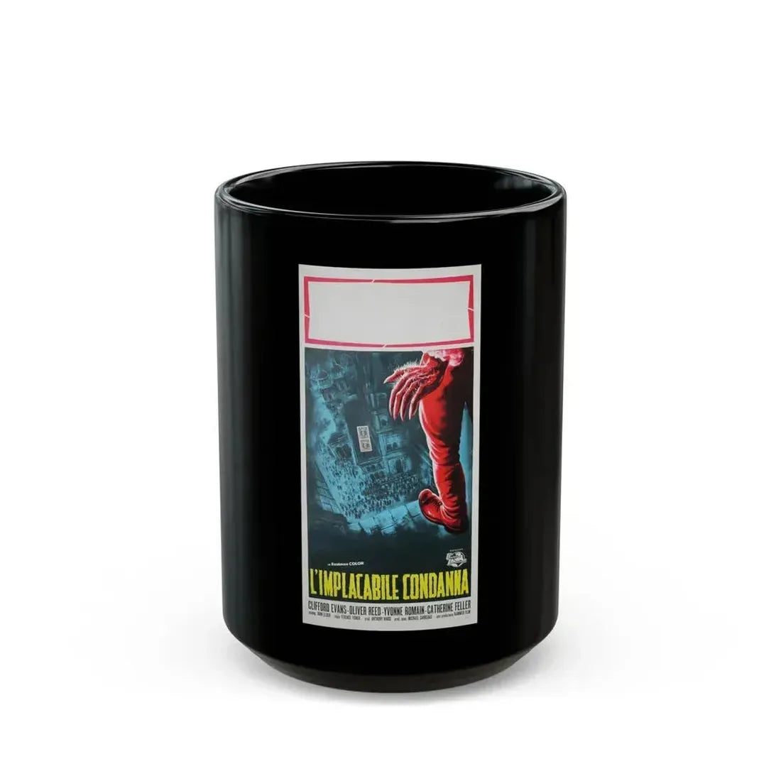 CURSE OF THE WEREWOLF (ITALIAN) 2 1961 Movie Poster - Black Coffee Mug 15oz - Go Mug Yourself