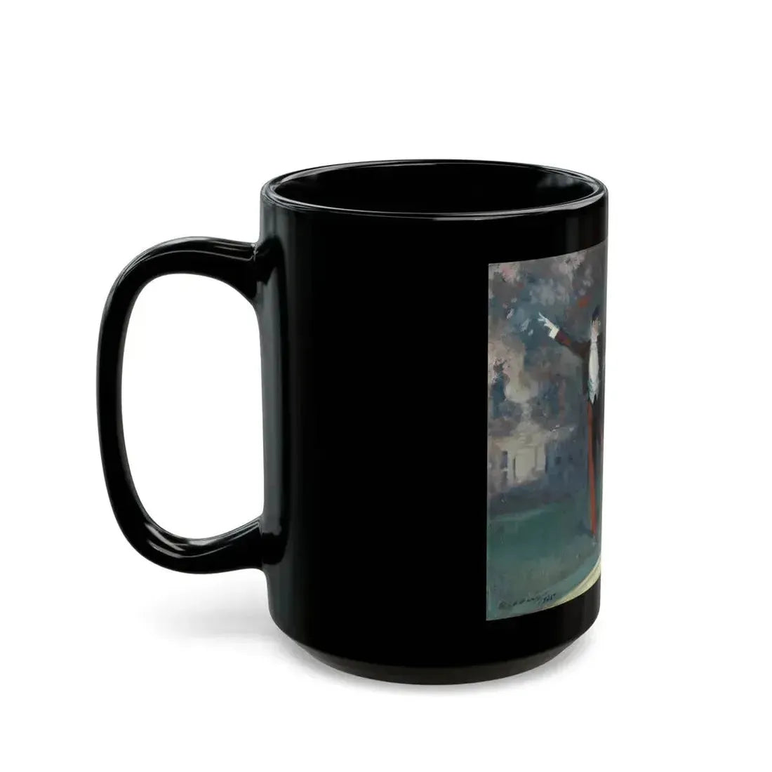 Curtain Call, 1925 - Black Coffee Mug - Go Mug Yourself
