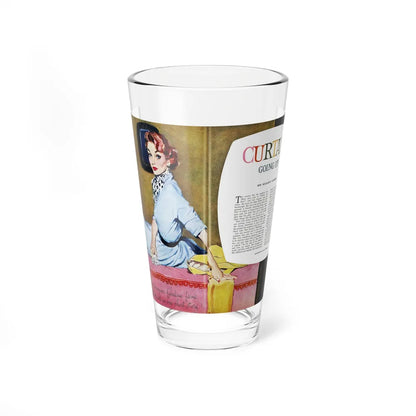 Curtain Going Up, Good Housekeeping, May 1953 - Pint Glass 16oz-16oz-Go Mug Yourself