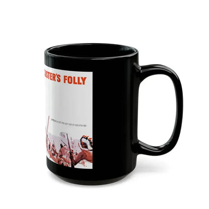 Custer's Folly, Real Magazine, May 1956 - Black Coffee Mug - Go Mug Yourself