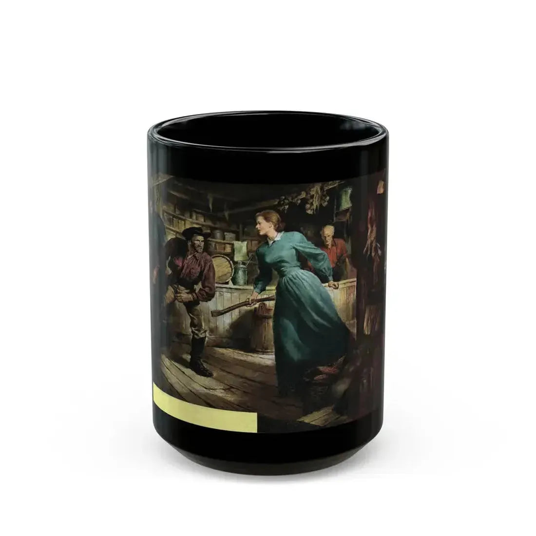 Custom of the Country, Collier's May 29, 1948 - Black Coffee Mug 15oz - Go Mug Yourself