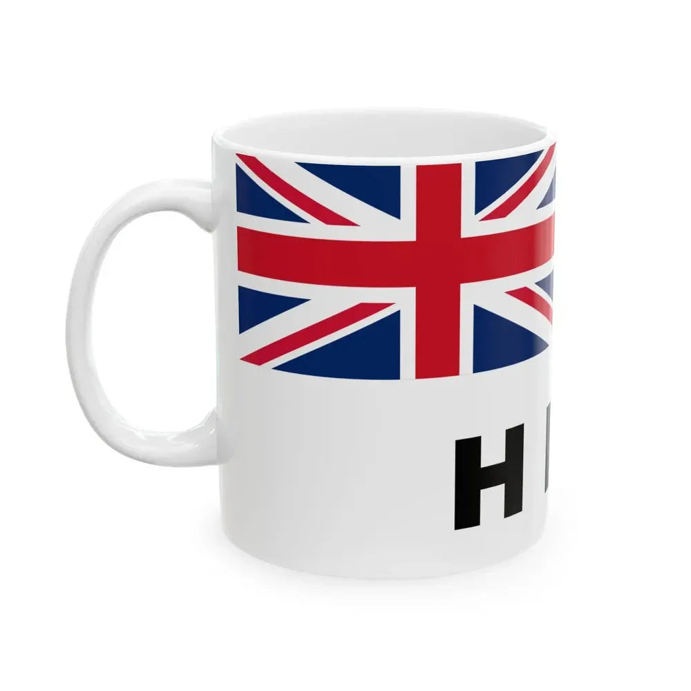 Customs Ensign of Fiji 1881-1966 (Fiji) White Coffee Mug - Go Mug Yourself