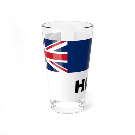 Customs Ensign of Fiji 1881-1966 variant (Fiji) Pint Glass 16oz 16oz - Go Mug Yourself