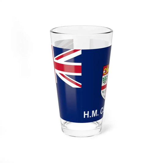 Customs Ensign of Fiji 1970 (Fiji) Pint Glass 16oz 16oz - Go Mug Yourself