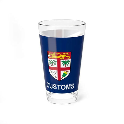 Customs Ensign of Fiji (Fiji) Pint Glass 16oz - Go Mug Yourself