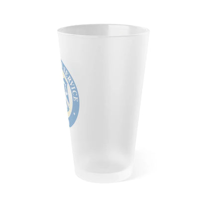 Customs Service - Frosted Pint Glass 16oz-Go Mug Yourself