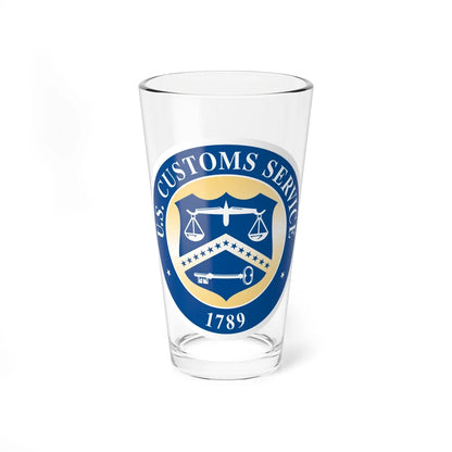 Customs Service - Pint Glass 16oz-16oz-Go Mug Yourself