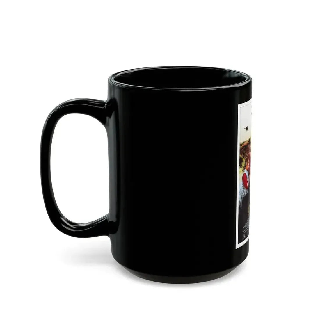 CUT AND RUN 1984 Movie Poster - Black Coffee Mug - Go Mug Yourself