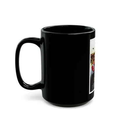 CUT AND RUN 1984 Movie Poster - Black Coffee Mug - Go Mug Yourself