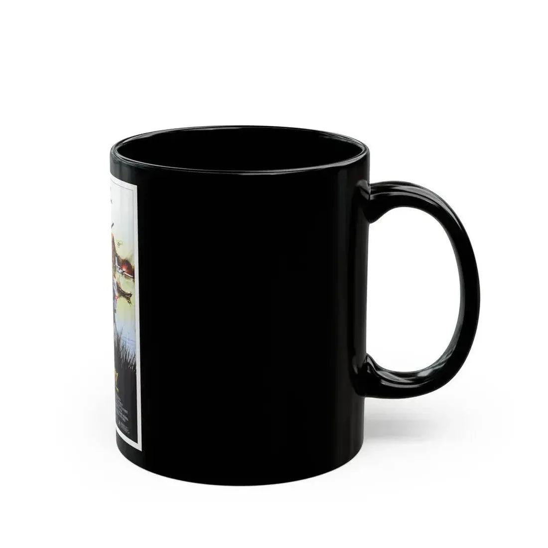 CUT AND RUN 1984 Movie Poster - Black Coffee Mug - Go Mug Yourself