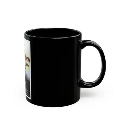 CUT AND RUN 1984 Movie Poster - Black Coffee Mug - Go Mug Yourself