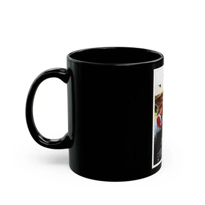 CUT AND RUN 1984 Movie Poster - Black Coffee Mug - Go Mug Yourself