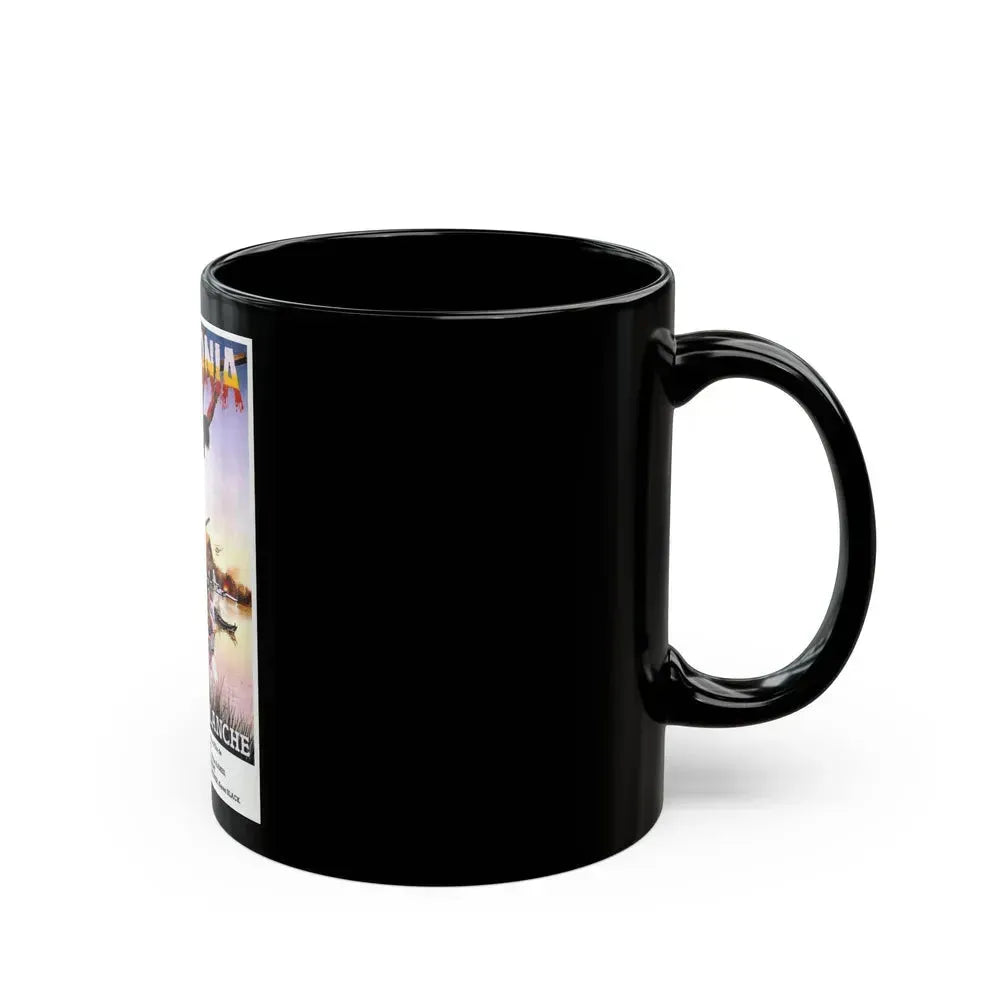 CUT AND RUN (FRENCH) 1984 Movie Poster - Black Coffee Mug - Go Mug Yourself