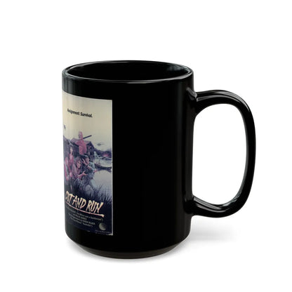 CUT AND RUN (VHS COVER) - Black Coffee Mug-Go Mug Yourself