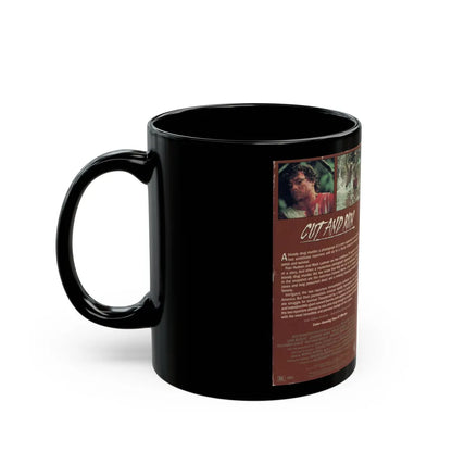 CUT AND RUN (VHS COVER) - Black Coffee Mug-Go Mug Yourself