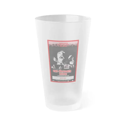 CUT THROATS NINE 1972 Movie Poster - Frosted Pint Glass 16oz Default Title - Go Mug Yourself