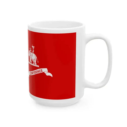 Cutch flag (India) White Coffee Mug - Go Mug Yourself