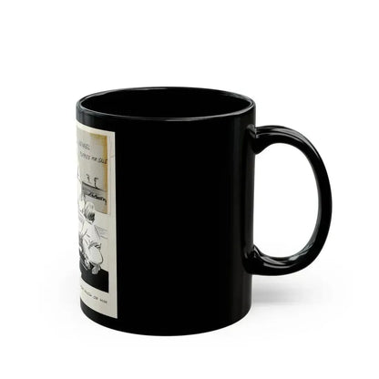 Cuties Daily Comic Strip, 1962 (1) - Black Coffee Mug - Go Mug Yourself
