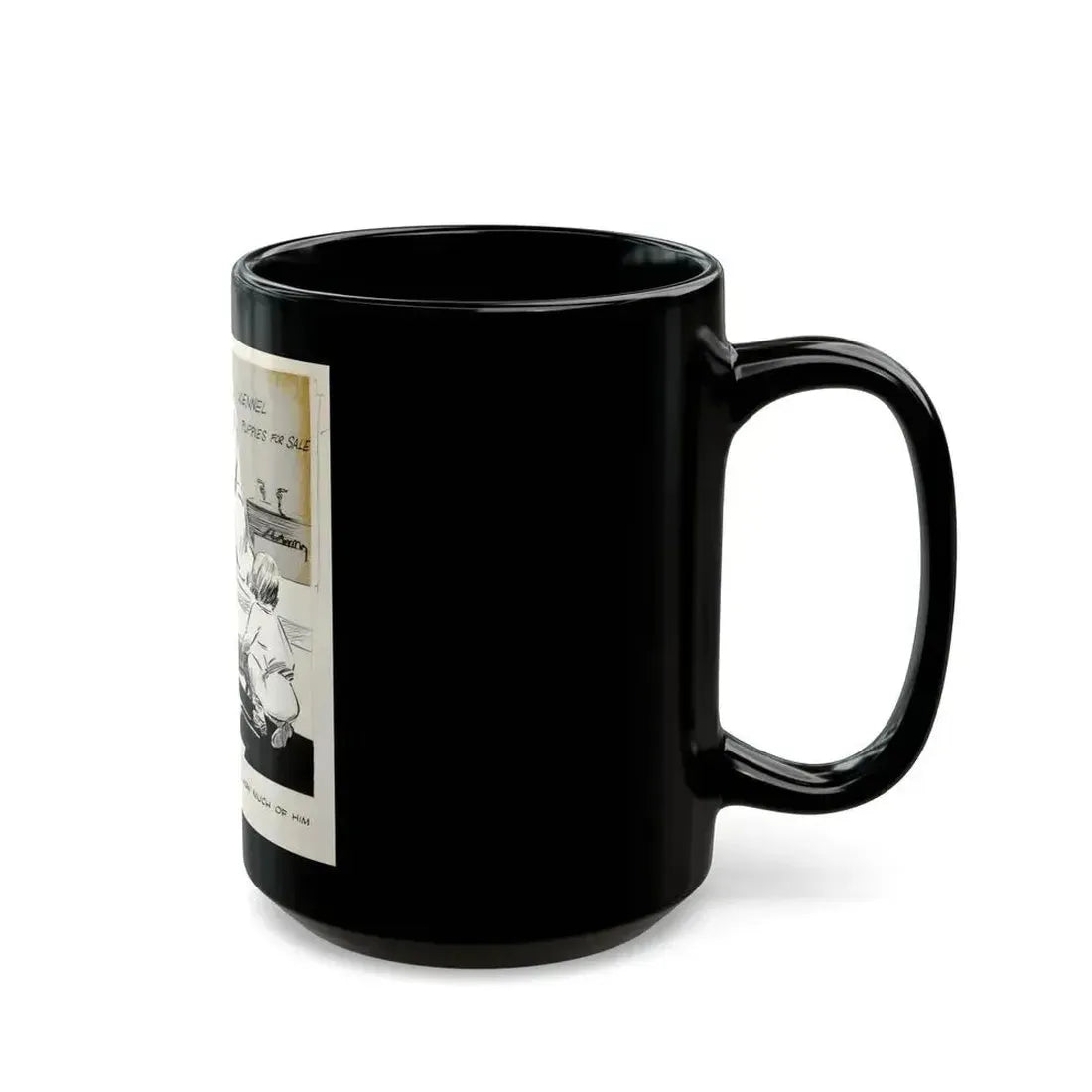 Cuties Daily Comic Strip, 1962 (1) - Black Coffee Mug - Go Mug Yourself