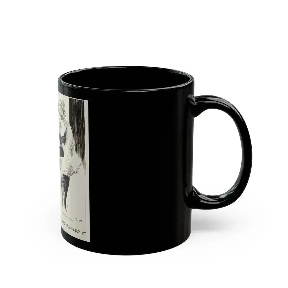 Cuties Daily Comic Strip, 1963 - Black Coffee Mug - Go Mug Yourself