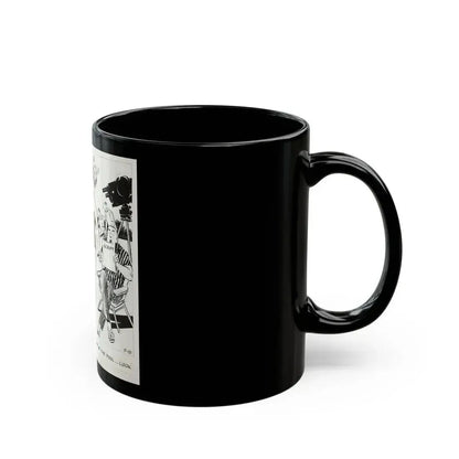 Cuties Daily Comic Strip, 1964 - Black Coffee Mug - Go Mug Yourself